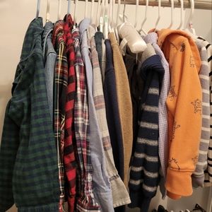 Huge lot of j crew gap size 3T dress shirts, sweaters, pants, jeans holiday